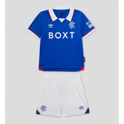 Rangers Replika babykläder Hemmaställ Barn 2025-26 Kortärmad (+ korta byxor)